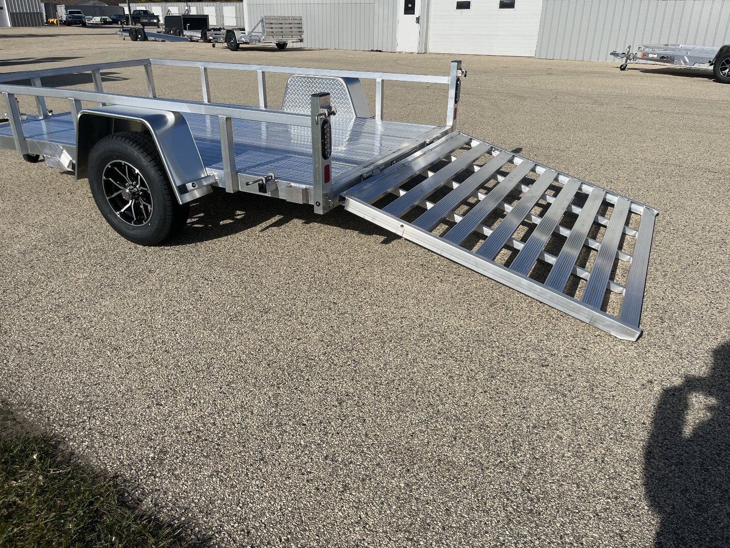 New 2025 Black Rhino LSS612A Aluminum Utility Trailer