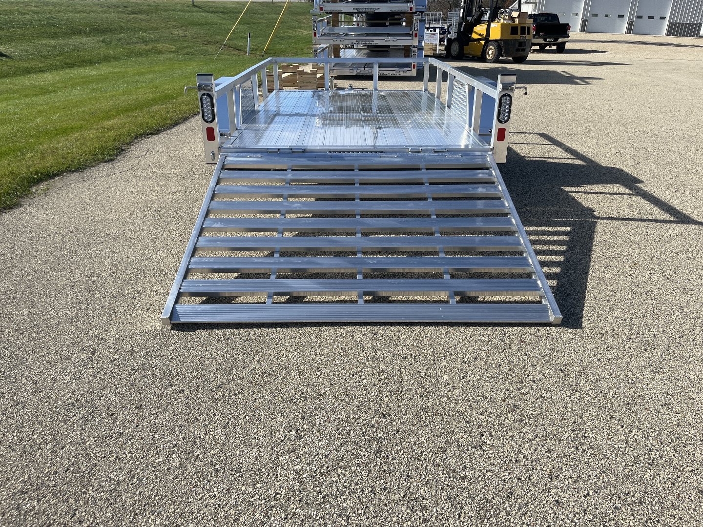 New 2025 Black Rhino LSS612A Aluminum Utility Trailer
