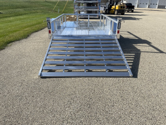 New 2025 Black Rhino LSS612A Aluminum Utility Trailer