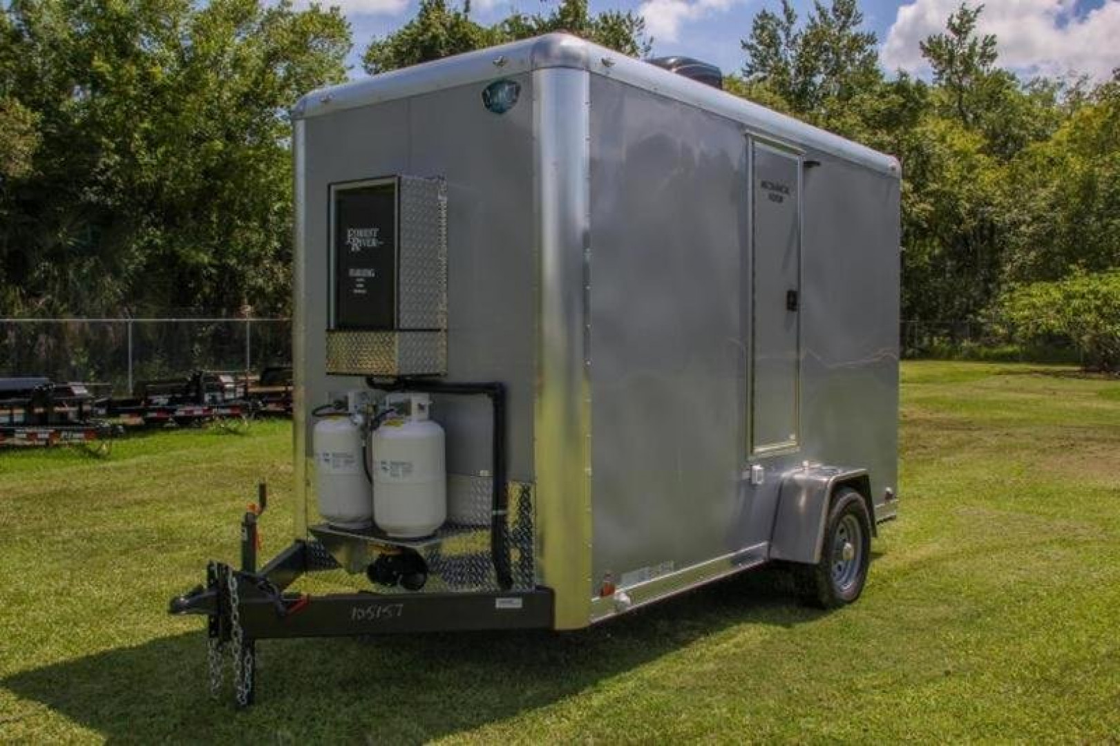 Used 2021 2-station Restroom Trailer Forest River Cargo