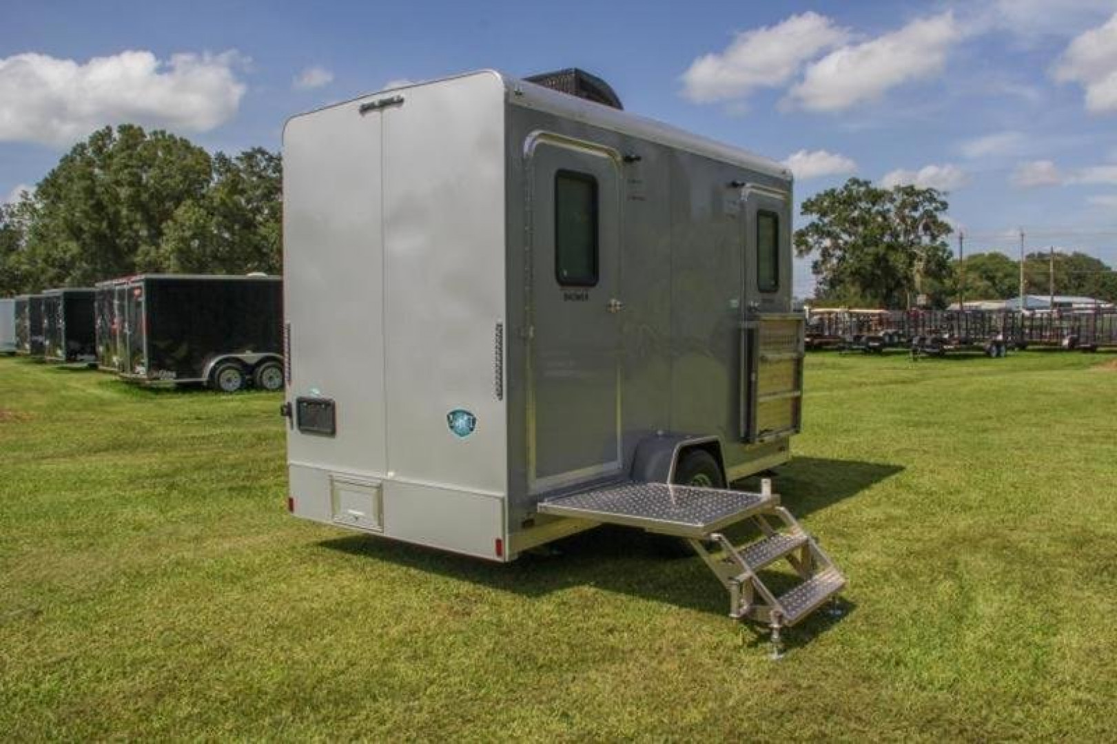 Used 2021 2-station Restroom Trailer Forest River Cargo
