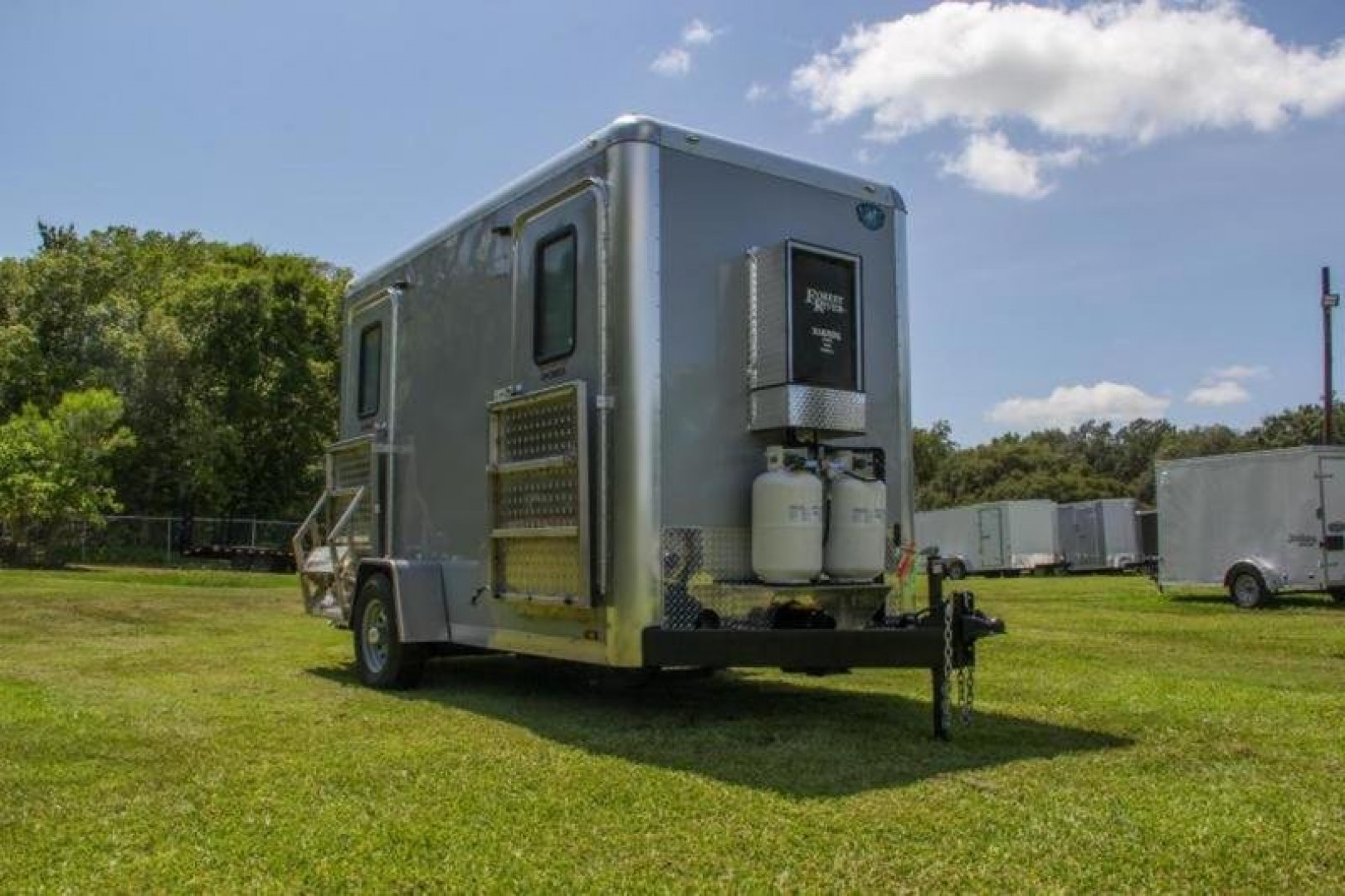 Used 2021 2-station Restroom Trailer Forest River Cargo