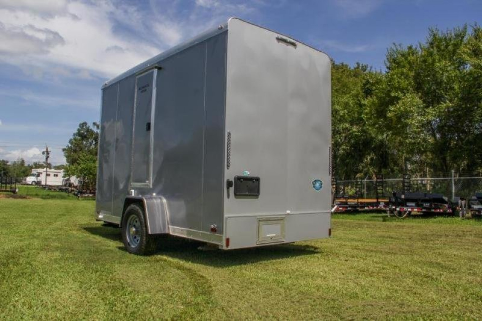 Used 2021 2-station Restroom Trailer Forest River Cargo