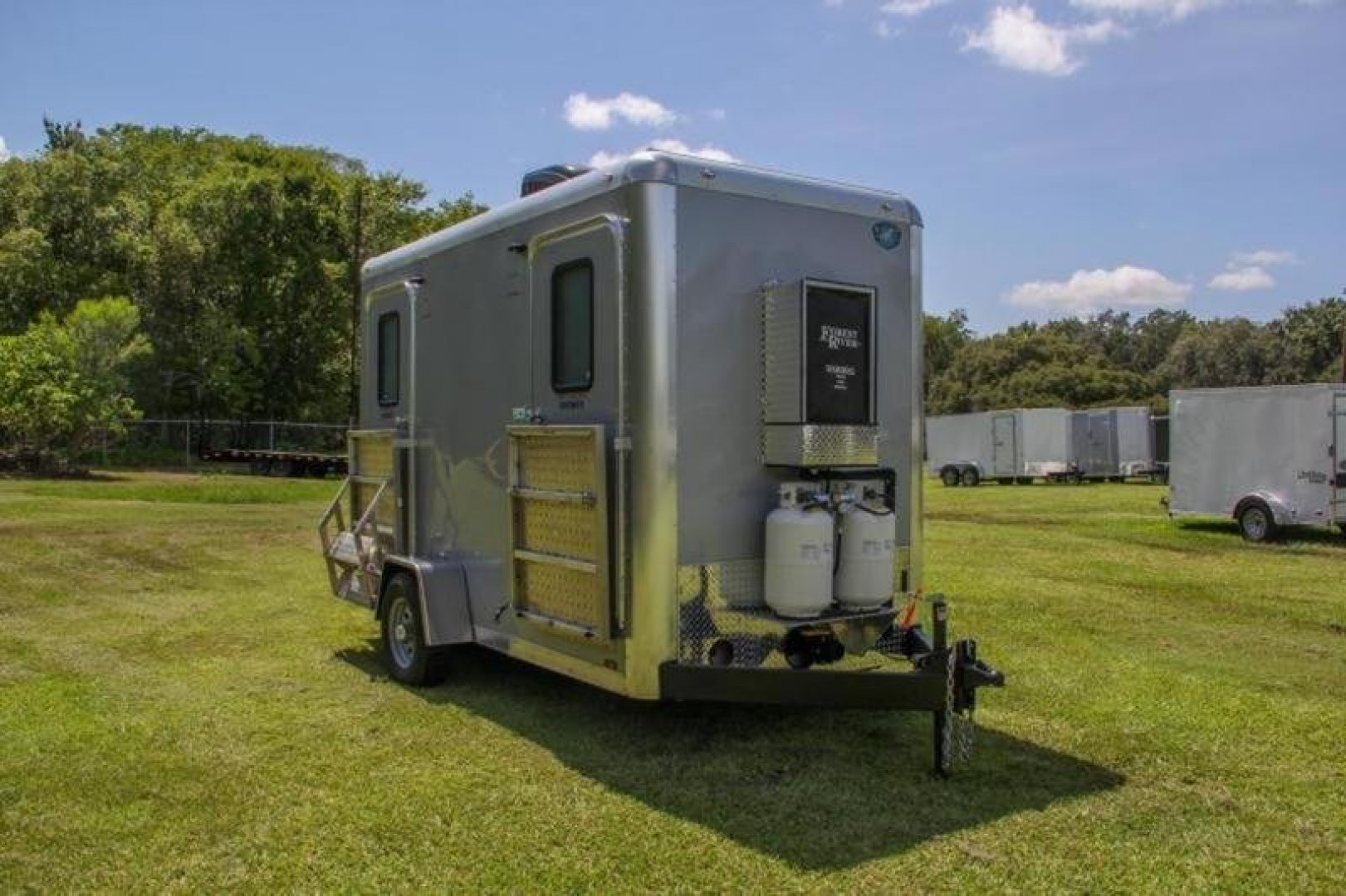 Used 2021 2-station Restroom Trailer Forest River Cargo