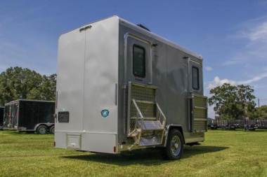 Used 2021 2-station Restroom Trailer Forest River Cargo