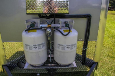 Used 2021 2-station Restroom Trailer Forest River Cargo