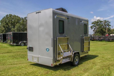 Used 2021 2-station Restroom Trailer Forest River Cargo