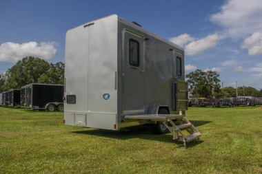 Used 2021 2-station Restroom Trailer Forest River Cargo