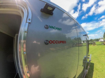 Used 2021 2-station Restroom Trailer Forest River Cargo