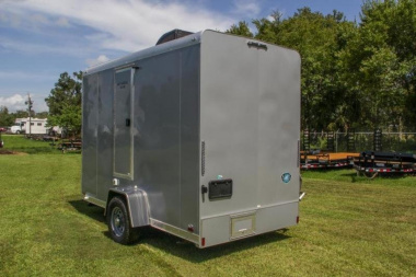 Used 2021 2-station Restroom Trailer Forest River Cargo