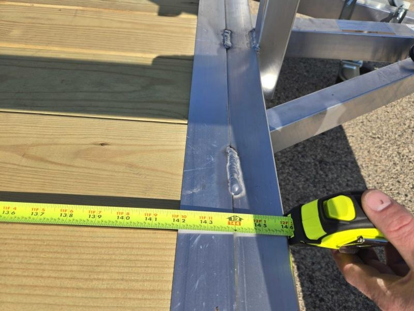 New 2025 Black Rhino EXS 6 X 12 Aluminum Trailer w/ Wood Deck