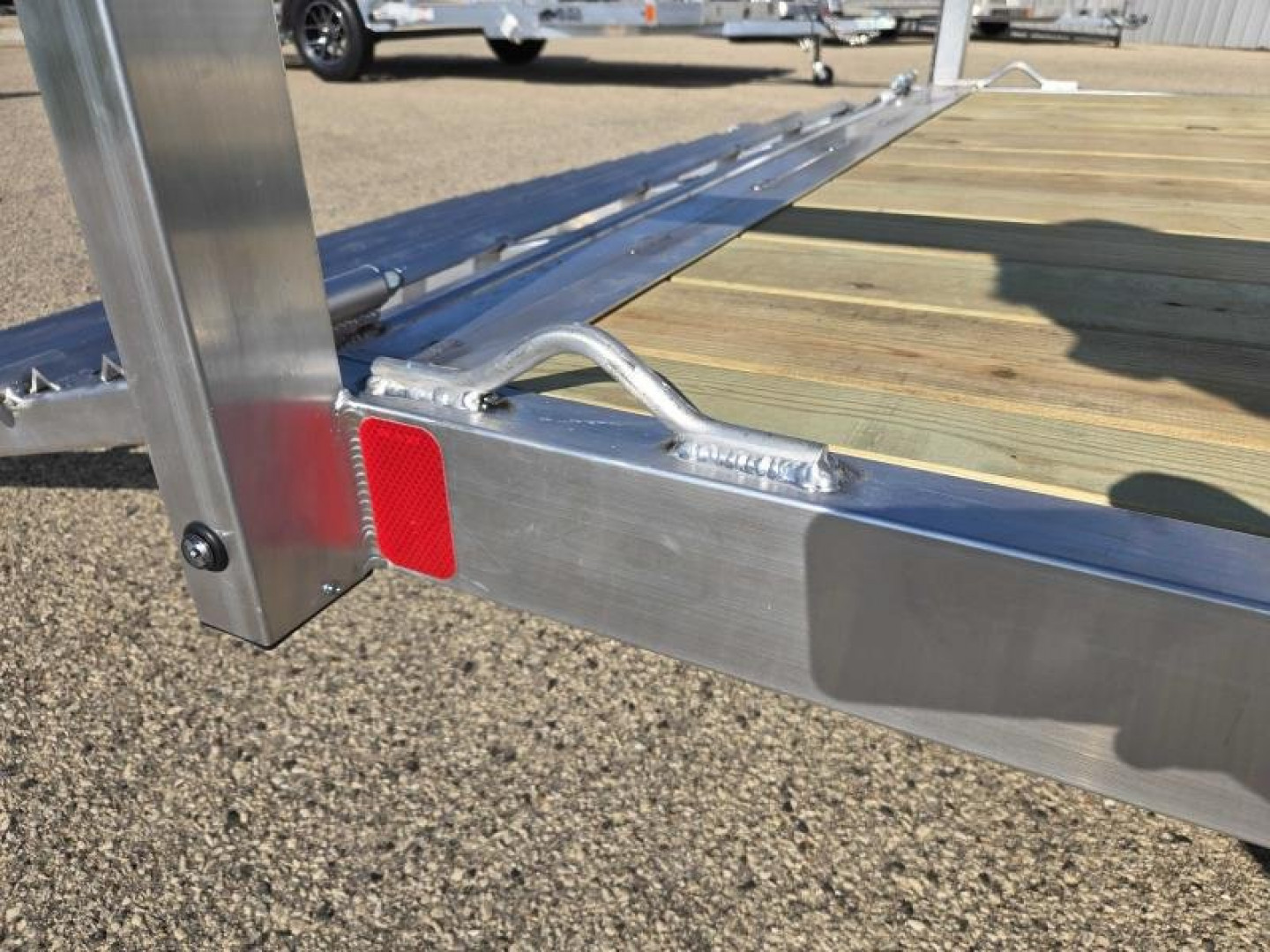 New 2025 Black Rhino EXS 6 X 12 Aluminum Trailer w/ Wood Deck