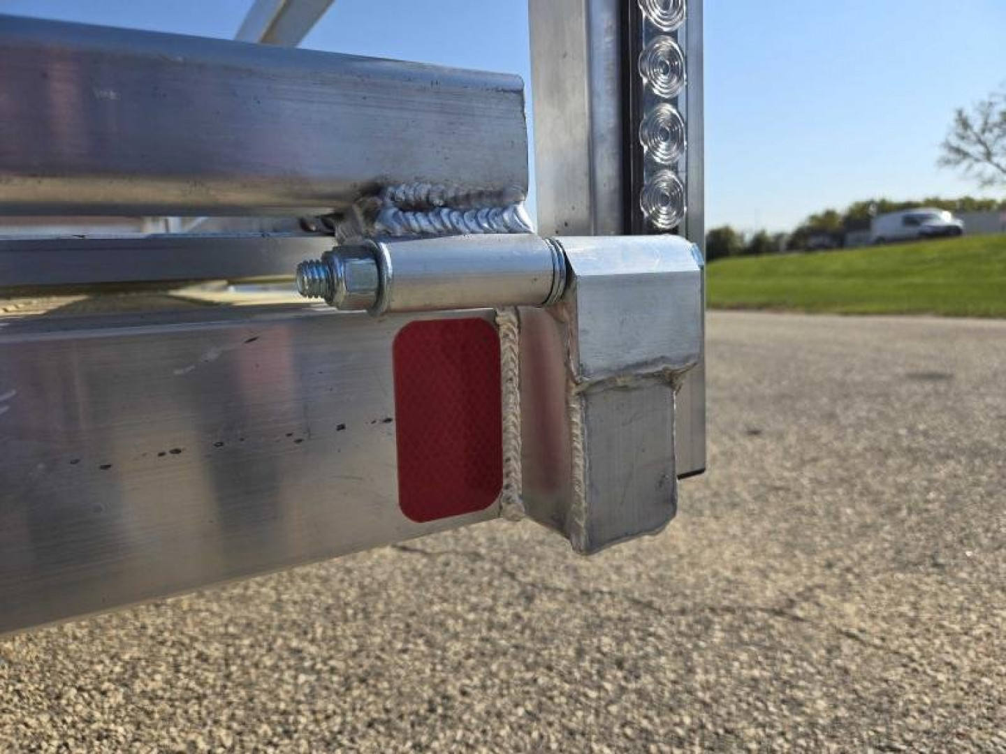 New 2025 Black Rhino EXS 6 X 12 Aluminum Trailer w/ Wood Deck