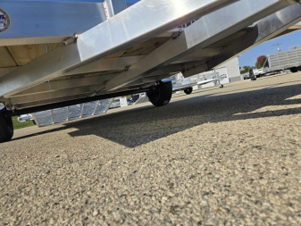 New 2025 Black Rhino EXS 6 X 12 Aluminum Trailer w/ Wood Deck