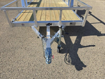 New 2025 Black Rhino EXS 6 X 12 Aluminum Trailer w/ Wood Deck