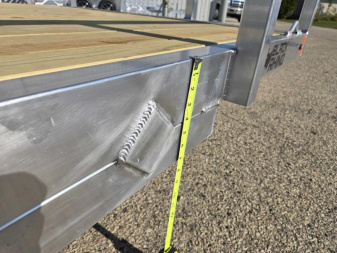 New 2025 Black Rhino EXS 6 X 12 Aluminum Trailer w/ Wood Deck