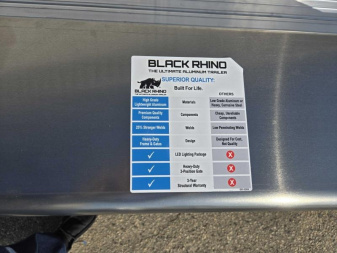 New 2025 Black Rhino EXS 81"x 14' Aluminum Trailer