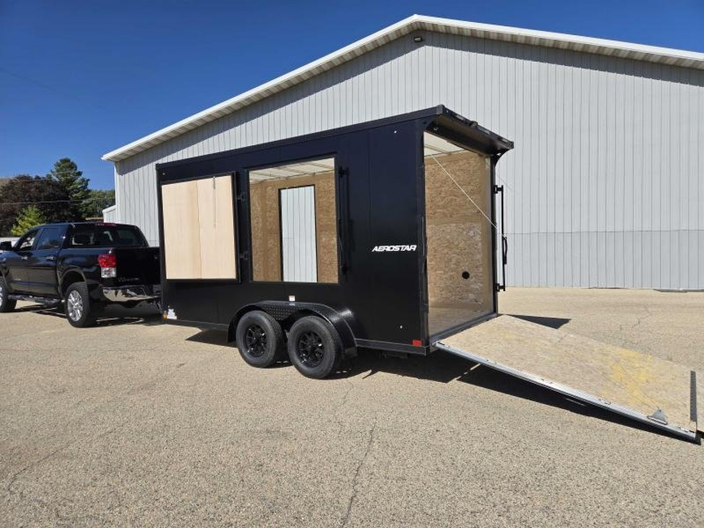 New 2025 Qualitec Aluminum 7x14'+30" Aerostar, by Stealth Cargo / Enclosed Trailer