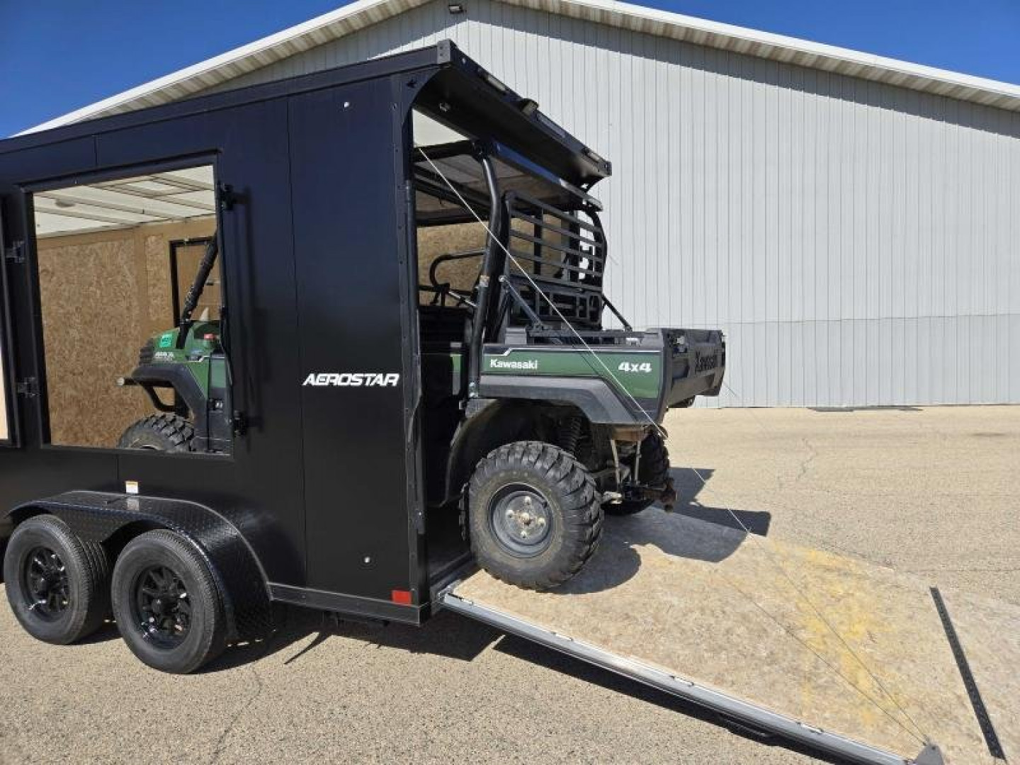 New 2025 Qualitec Aluminum 7x14'+30" Aerostar, by Stealth Cargo / Enclosed Trailer