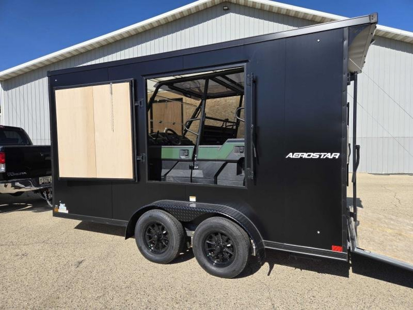 New 2025 Qualitec Aluminum 7x14'+30" Aerostar, by Stealth Cargo / Enclosed Trailer