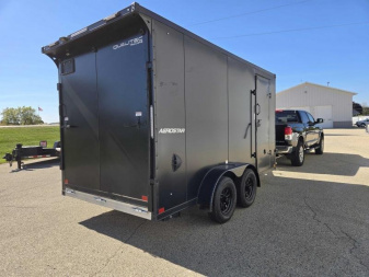 New 2025 Qualitec Aluminum 7x14'+30" Aerostar, by Stealth Cargo / Enclosed Trailer