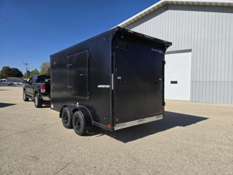 New 2025 Qualitec Aluminum 7x14'+30" Aerostar, by Stealth Cargo / Enclosed Trailer