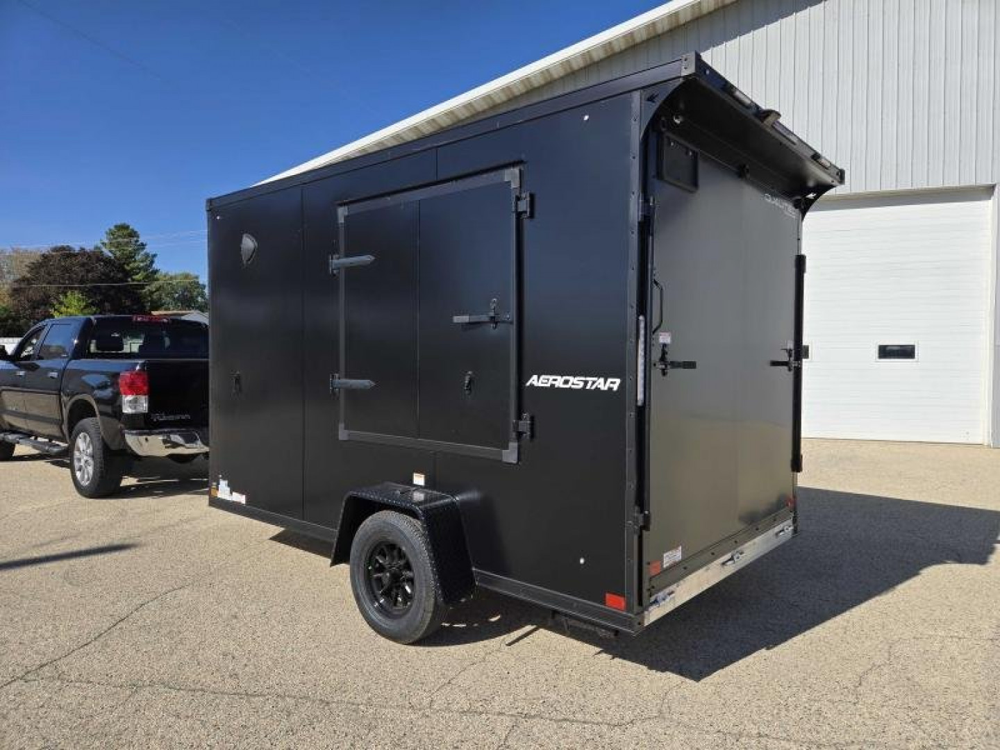 New 2025 Qualitec Aluminum 7x12+30"V Aerostar, by Stealth Cargo / Enclosed Trailer