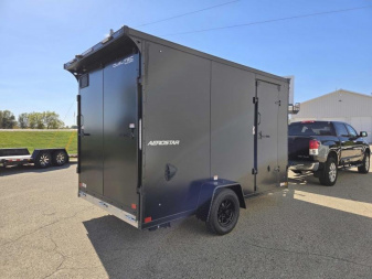 New 2025 Qualitec Aluminum 7x12+30"V Aerostar, by Stealth Cargo / Enclosed Trailer