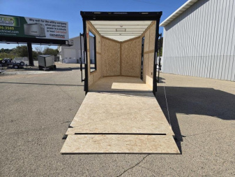 New 2025 Qualitec Aluminum 7x12+30"V Aerostar, by Stealth Cargo / Enclosed Trailer