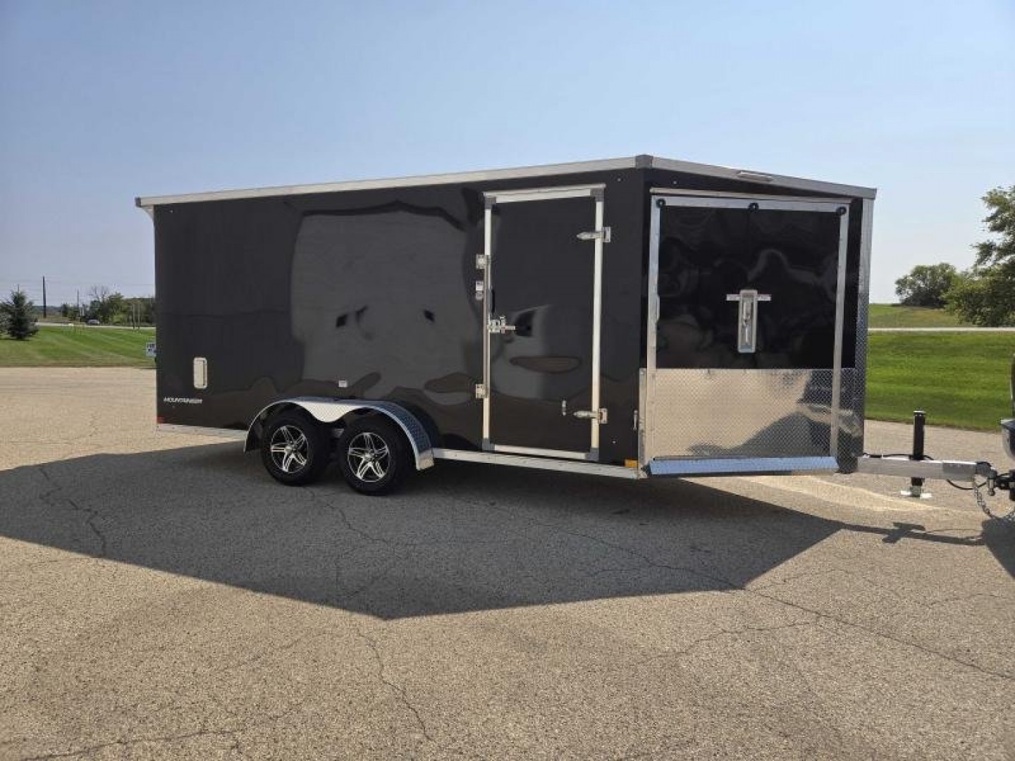 New 2025 Qualitec Aluminum 7'x21' (3-place) SXS and Snowmobile Trailer, by Stealth Cargo / Enclosed Trailer
