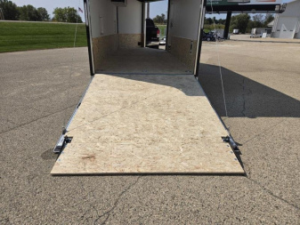 New 2025 Qualitec Aluminum 7'x21' (3-place) SXS and Snowmobile Trailer, by Stealth Cargo / Enclosed Trailer