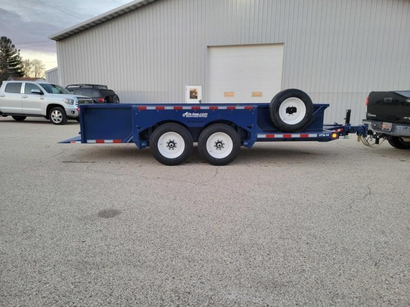 New 2024 Air Tow UT1614 16'X 75", Drop/Lowering 14000 LBS. Payload Capacity Equipment Trailer
