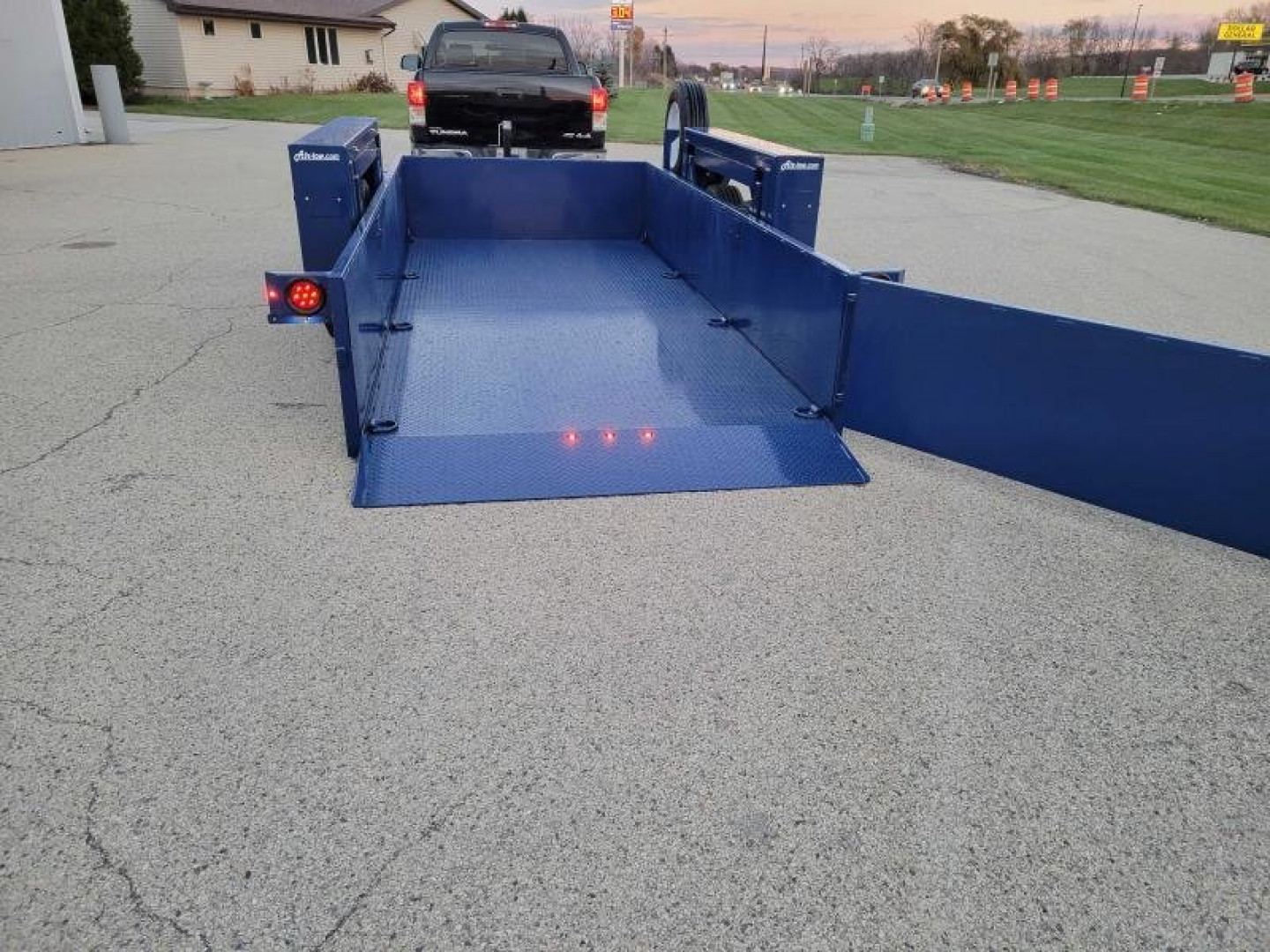 New 2024 Air Tow UT1614 16'X 75", Drop/Lowering 14000 LBS. Payload Capacity Equipment Trailer