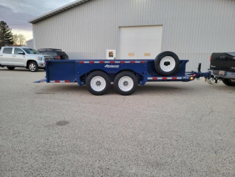 New 2024 Air Tow UT1614 16'X 75", Drop/Lowering 14000 LBS. Payload Capacity Equipment Trailer