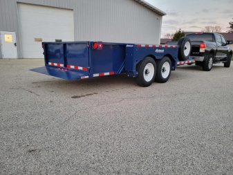 New 2024 Air Tow UT1614 16'X 75", Drop/Lowering 14000 LBS. Payload Capacity Equipment Trailer