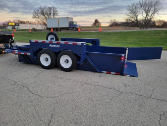 New 2024 Air Tow UT1614 16'X 75", Drop/Lowering 14000 LBS. Payload Capacity Equipment Trailer