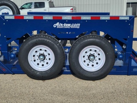 New 2024 Air Tow Pro Series 14 Ground Level Lowering, 10k Payload Capacity (Scissors Lift, Fork Lift) Equipment Trailer