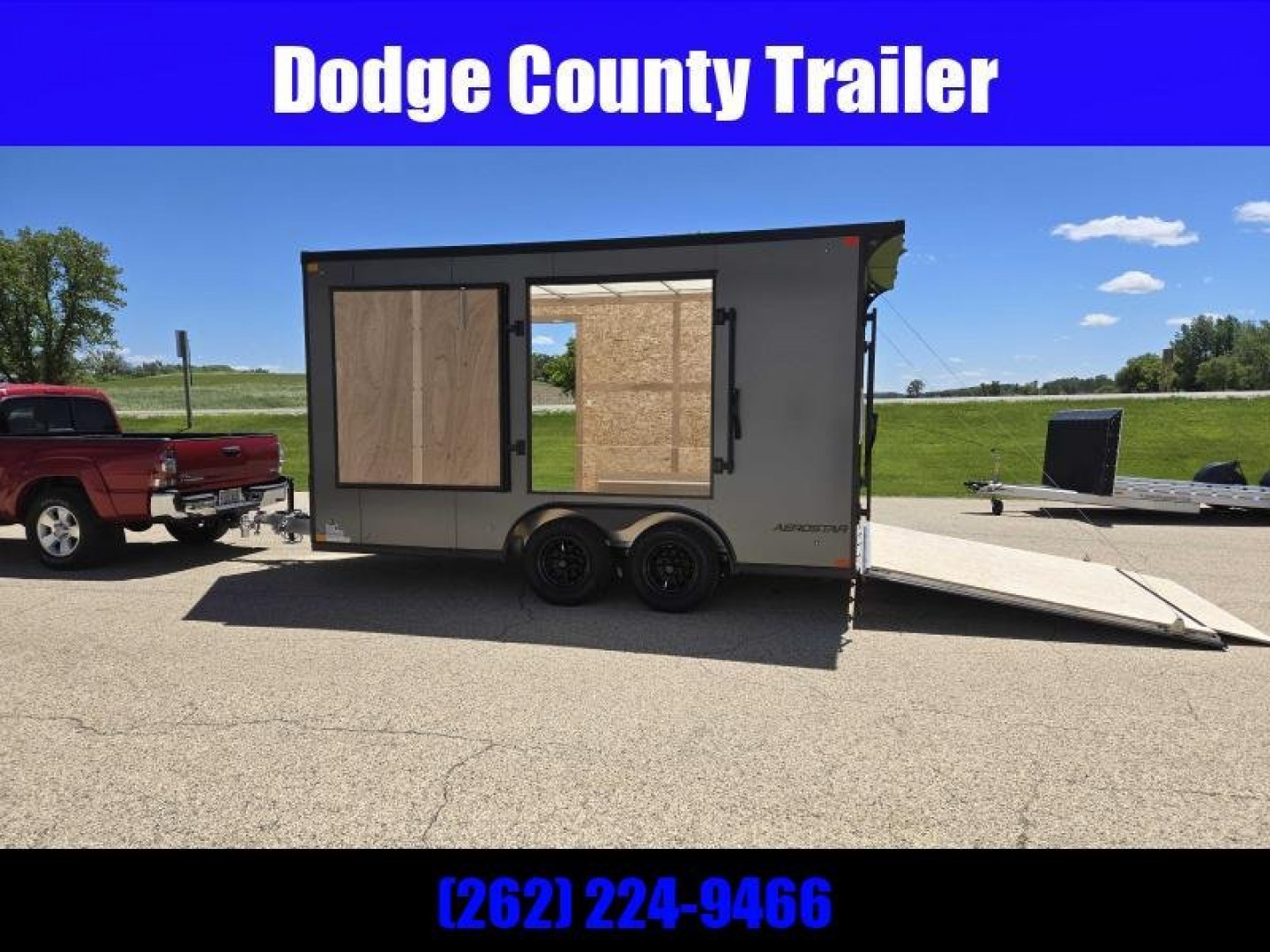 New 2025 Qualitec Aluminum 8.5x14+36" Aerostar, by Stealth Cargo / Enclosed Trailer