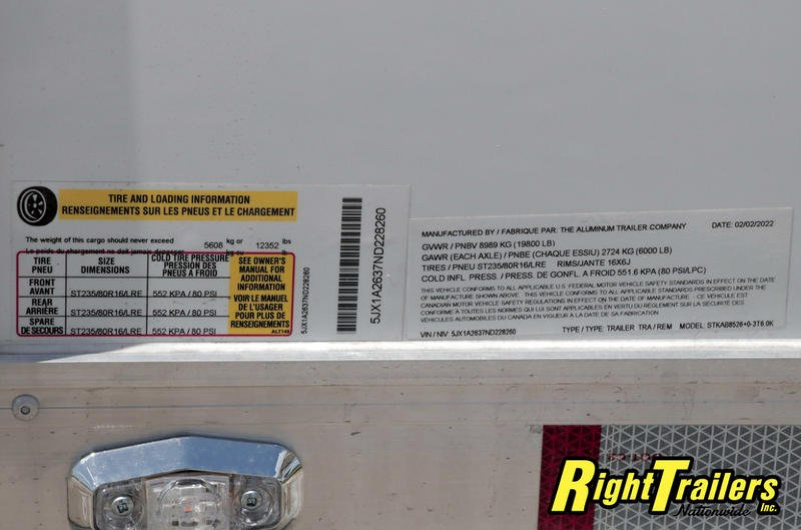 New 8.5x26 ATC Stacker Race Trailer STKAB8526+0-3T6.0K