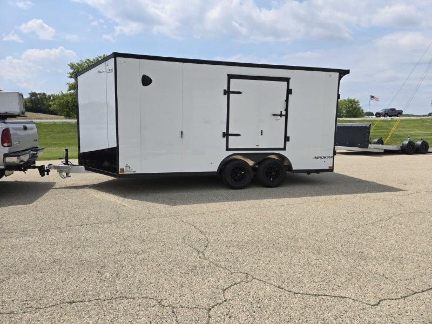 New 2025 Qualitec Aluminum 8.5x16+36" Aerostar, by Stealth Cargo / Enclosed Trailer