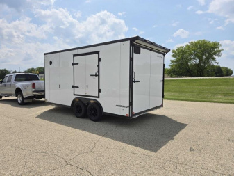 New 2025 Qualitec Aluminum 8.5x16+36" Aerostar, by Stealth Cargo / Enclosed Trailer