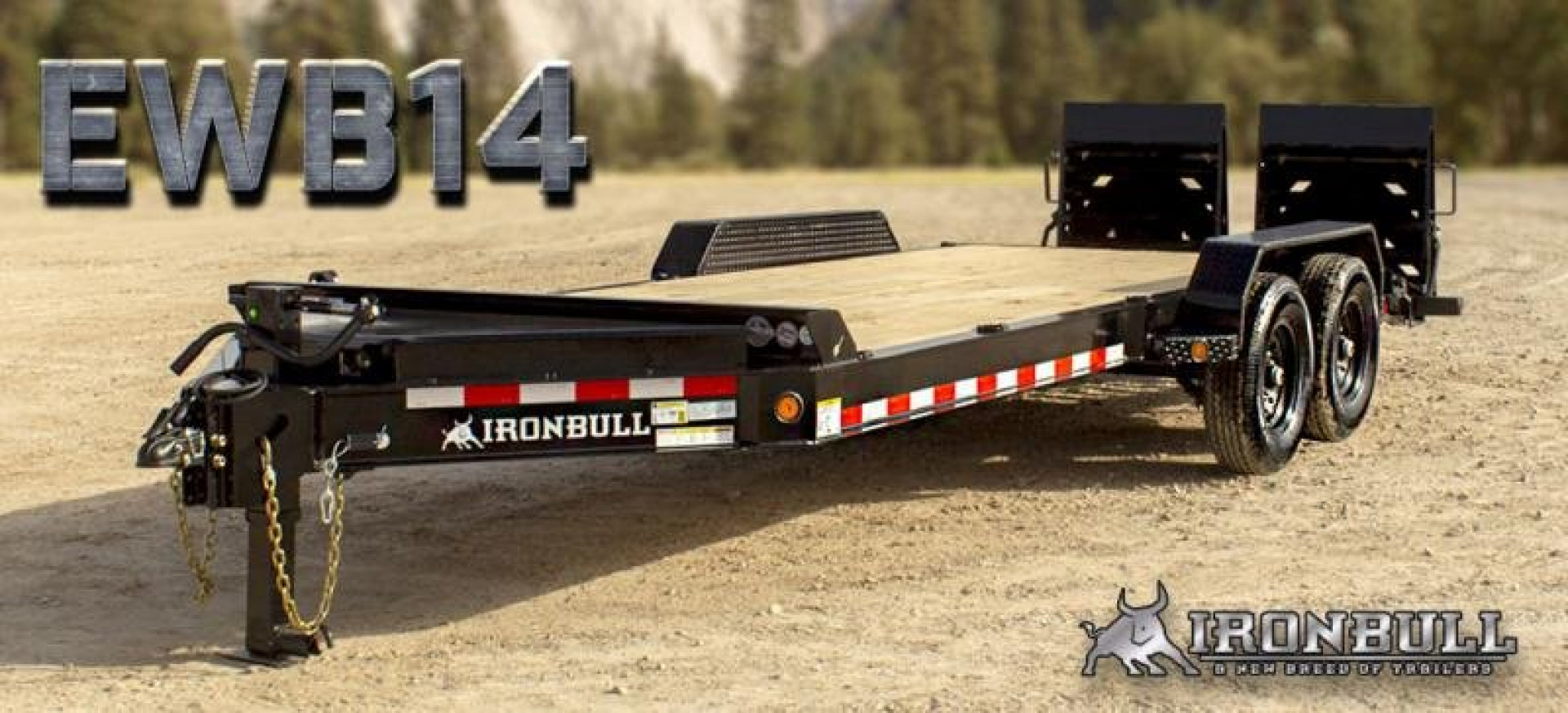 New 2024 Iron Bull EWB14 83x22 Equipment Trailer