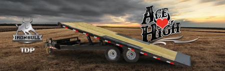 New 2024 Iron Bull TDP14 102x22 Equipment Trailer