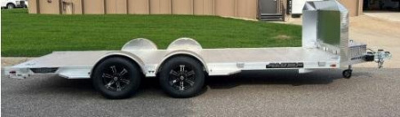 New 2023 Aluma EX8220-TA-EL-R-RTD Car / Racing Trailer