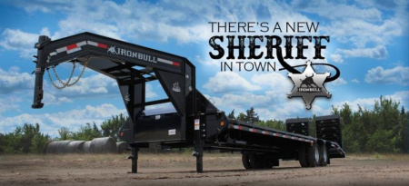 New 2022 Iron Bull FLG22 102x25 Equipment Trailer