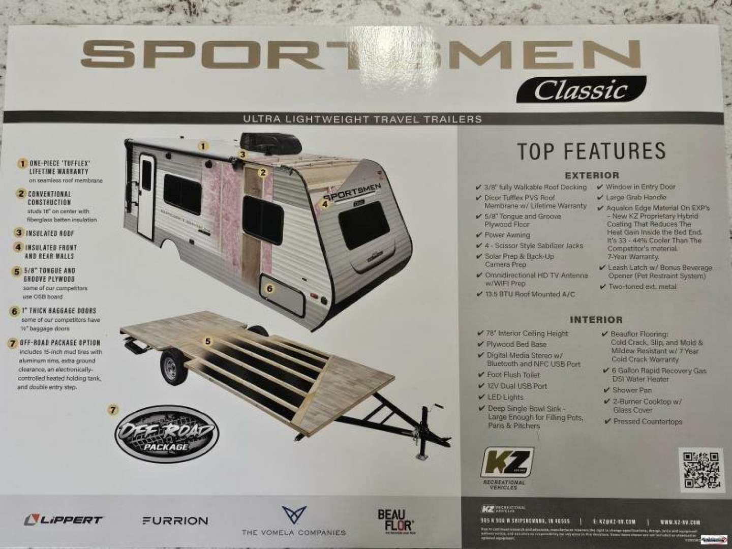 New 2024 Kz 181BH Travel Trailer