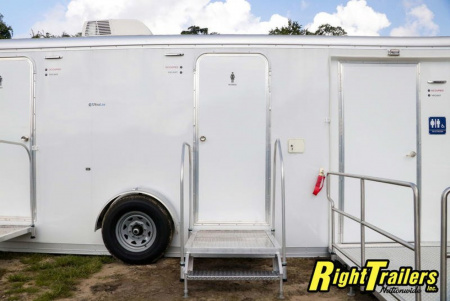 Used 2022 2022 ULTRA LAV 3 STALL RESTROOM TRAILER WC20-ADA-2