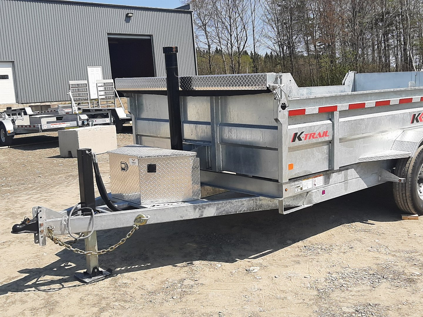 New 2025 K-Trail 14' x 82'' Dump Trailer