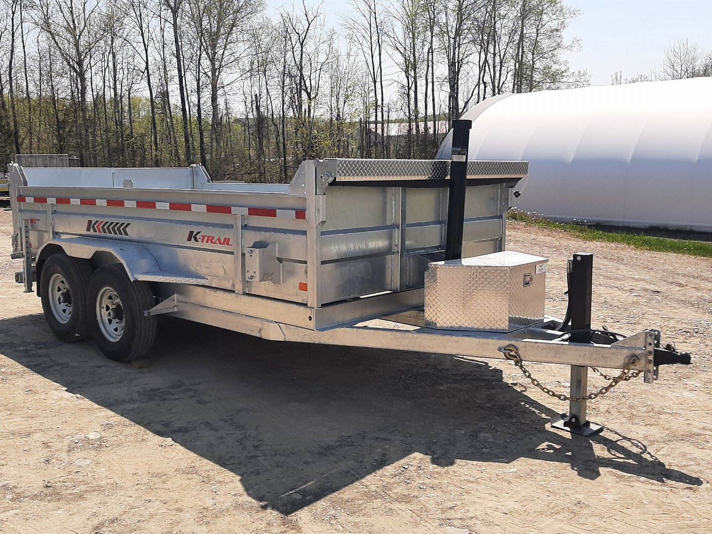 New 2025 K-Trail 14' x 82'' Dump Trailer