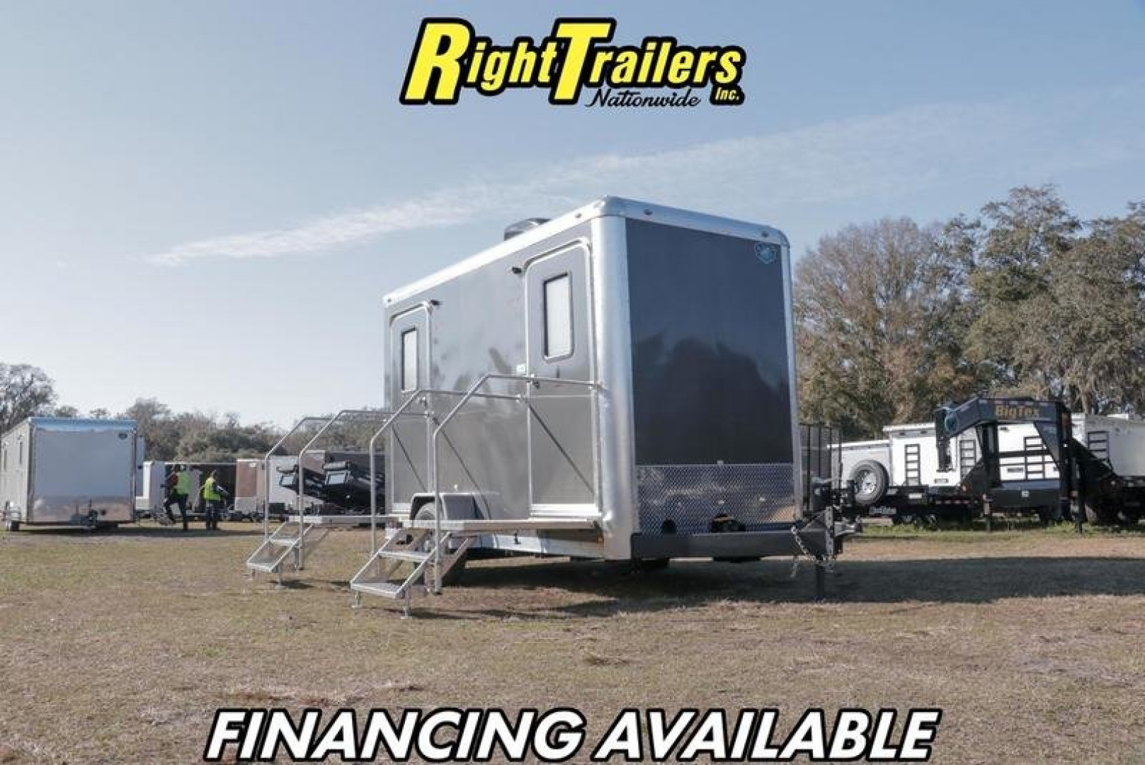 Used 2022 2 Station Restroom Trailer CN2T612SA3